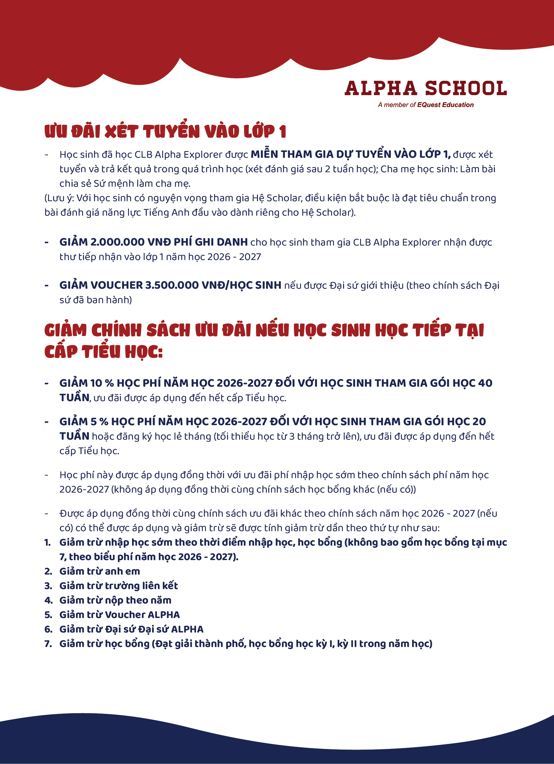 ALPHA EXPLORERS - HÀNH TRÌNH LỚN TỪ NHỮNG BƯỚC CHÂN NHỎ 8 CHINH SACH 2